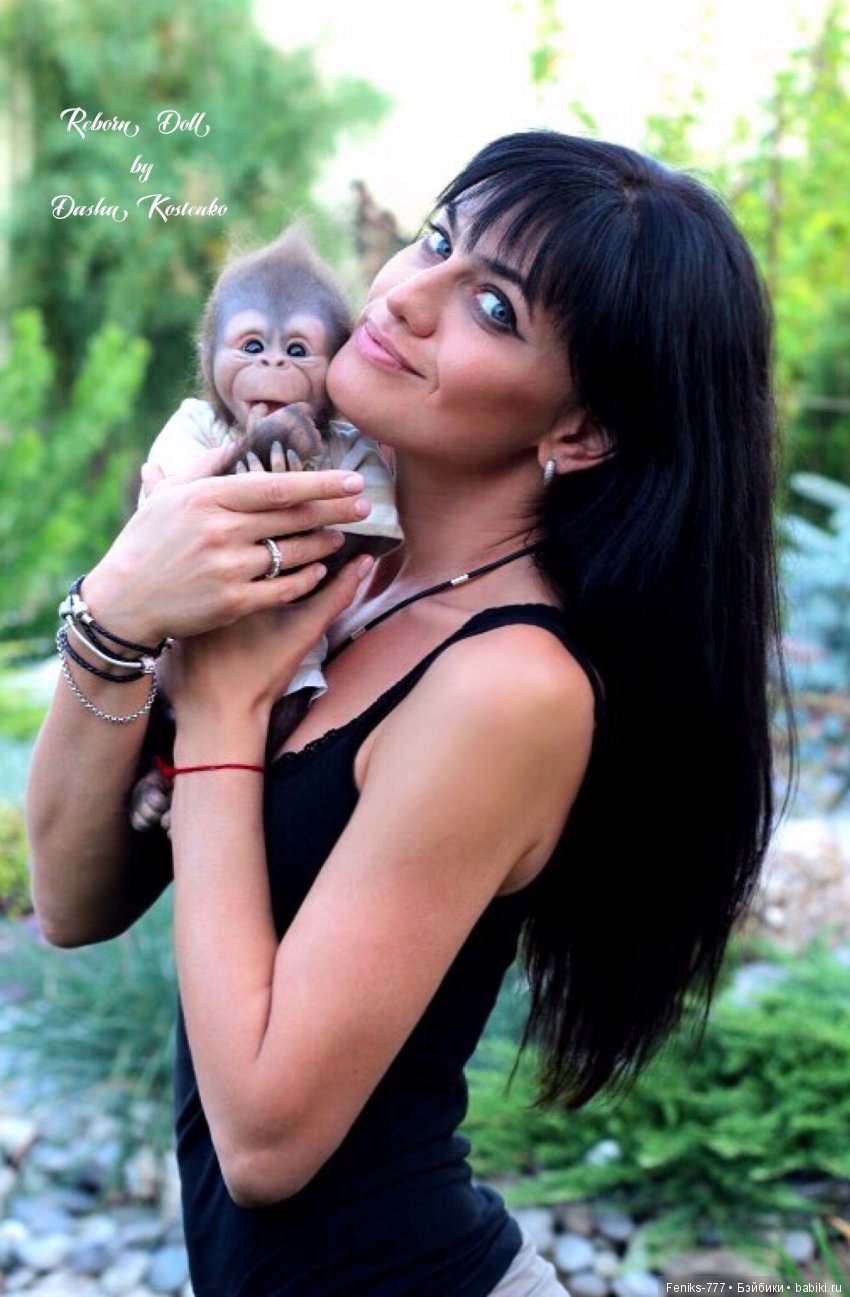 Гарик-удивительный малыш! Обезьянка реборн Даши Костенко