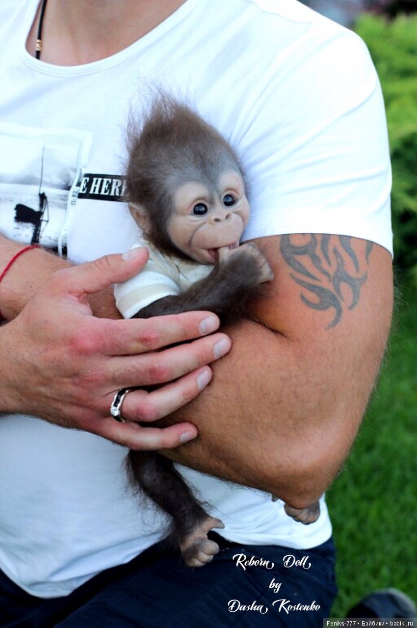 Гарик-удивительный малыш! Обезьянка реборн Даши Костенко (фото 3)