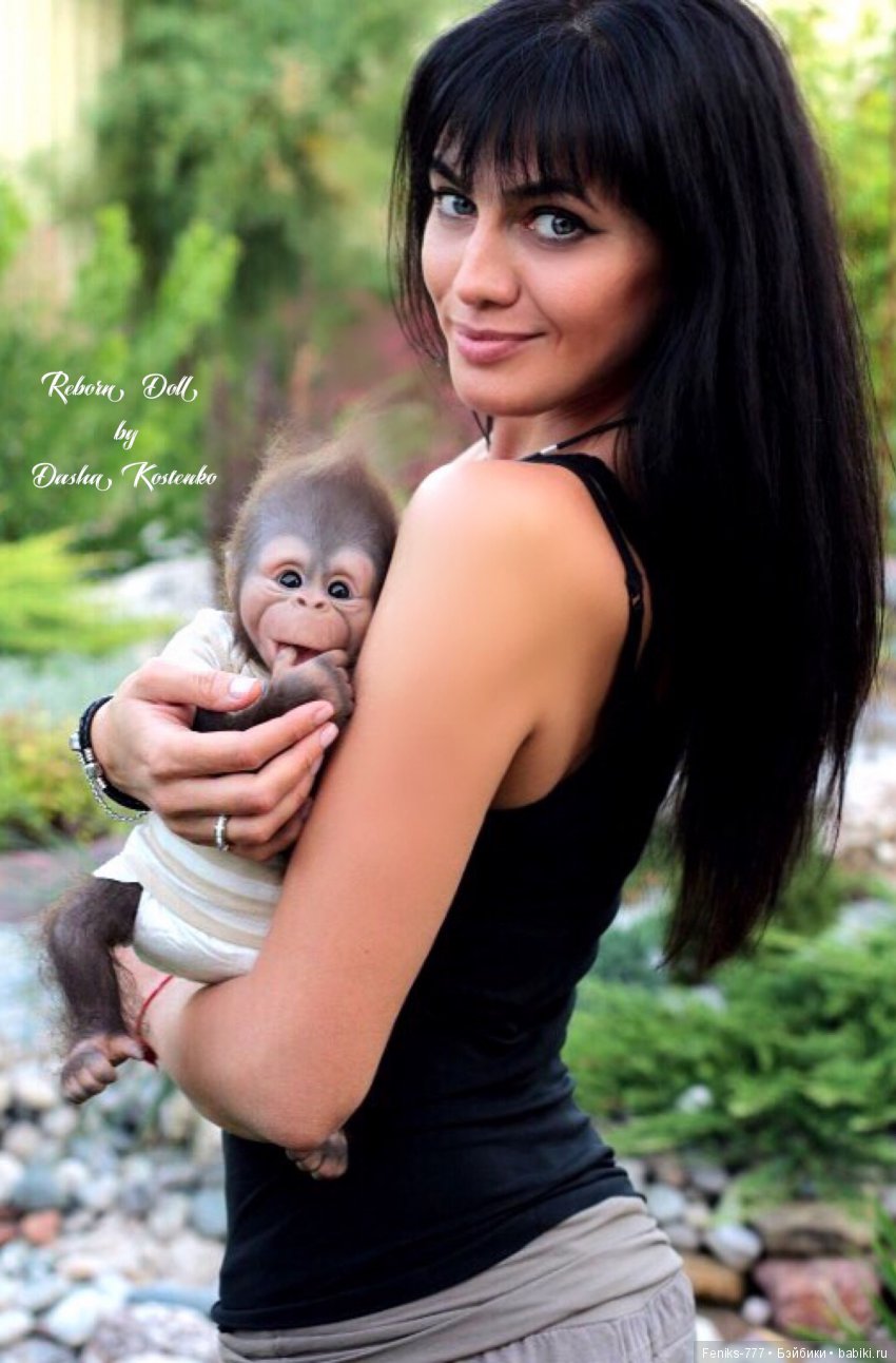 Гарик-удивительный малыш! Обезьянка реборн Даши Костенко