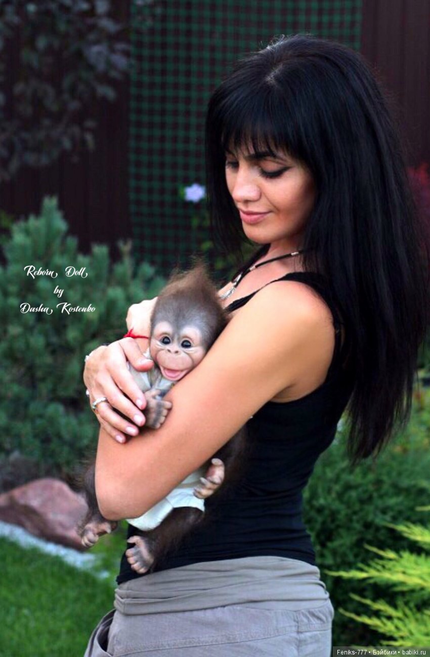 Гарик-удивительный малыш! Обезьянка реборн Даши Костенко