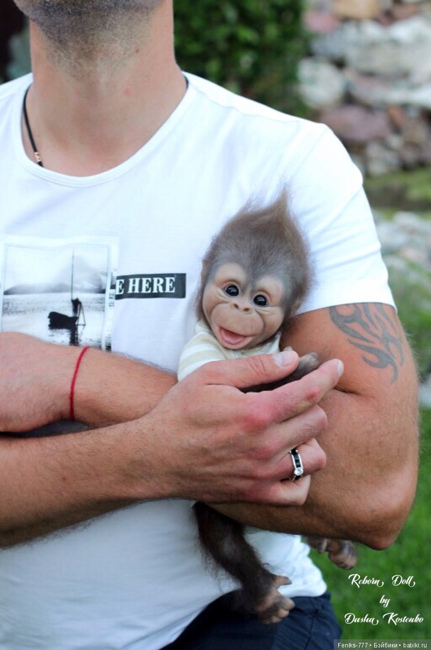 Гарик-удивительный малыш! Обезьянка реборн Даши Костенко (фото 4)