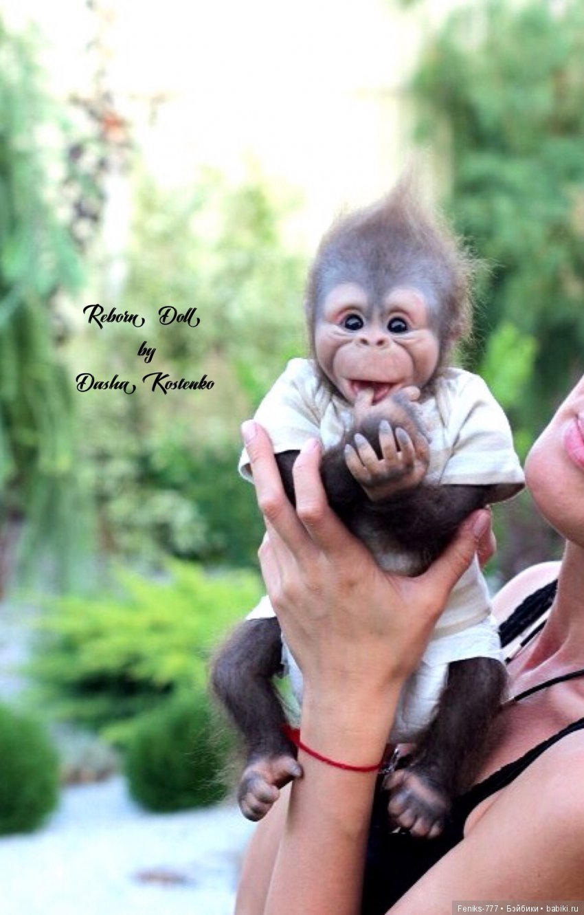 Гарик-удивительный малыш! Обезьянка реборн Даши Костенко
