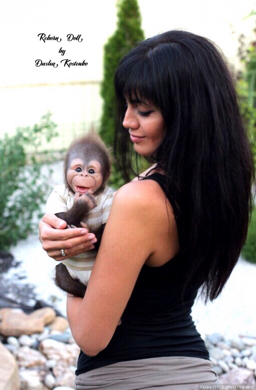 Гарик-удивительный малыш! Обезьянка реборн Даши Костенко