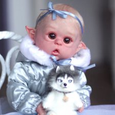 Эльза! Зимняя Эльфиечка! Кукла Реборн Даши Костенко