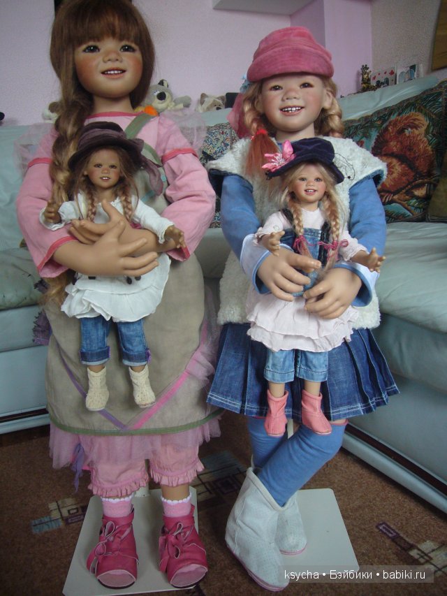 Из чего же , из чего же, из чего же... сделаны наши девчонки?! Коллекционные куклы Tetti, Liska от A.Himstedt