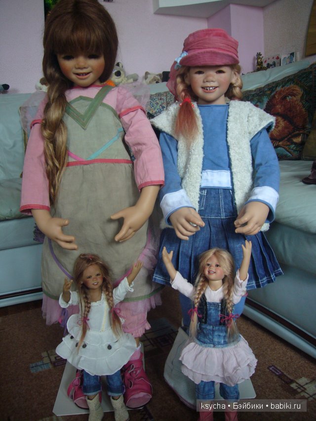 Из чего же , из чего же, из чего же... сделаны наши девчонки?! Коллекционные куклы Tetti, Liska от A.Himstedt