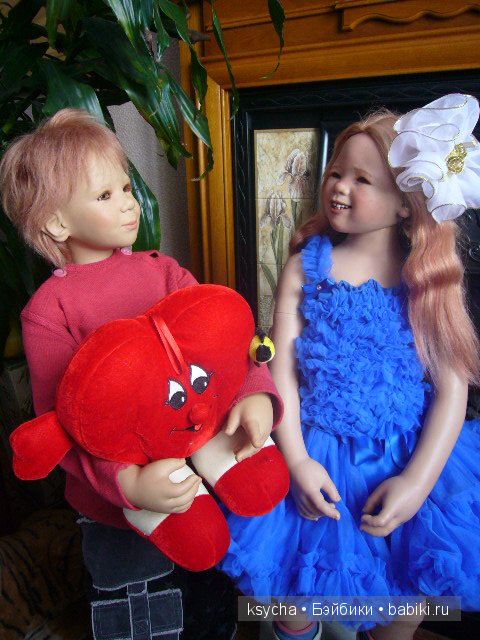 Куклы Annette Himstedt - Liska, Tetti, Tivi, Frederic Hugo