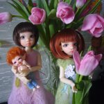 Мои девоньки Тилли и Коричка от Kaye Wiggs