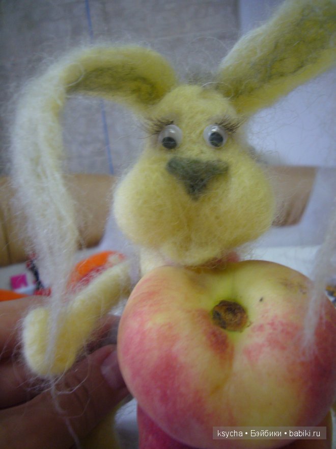 Лучший наш подарочек, это ты....Наш Степка (валяная игрушка) (фото 4)