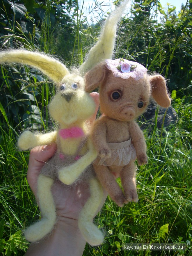 Лучший наш подарочек, это ты....Наш Степка (валяная игрушка) (фото 3)