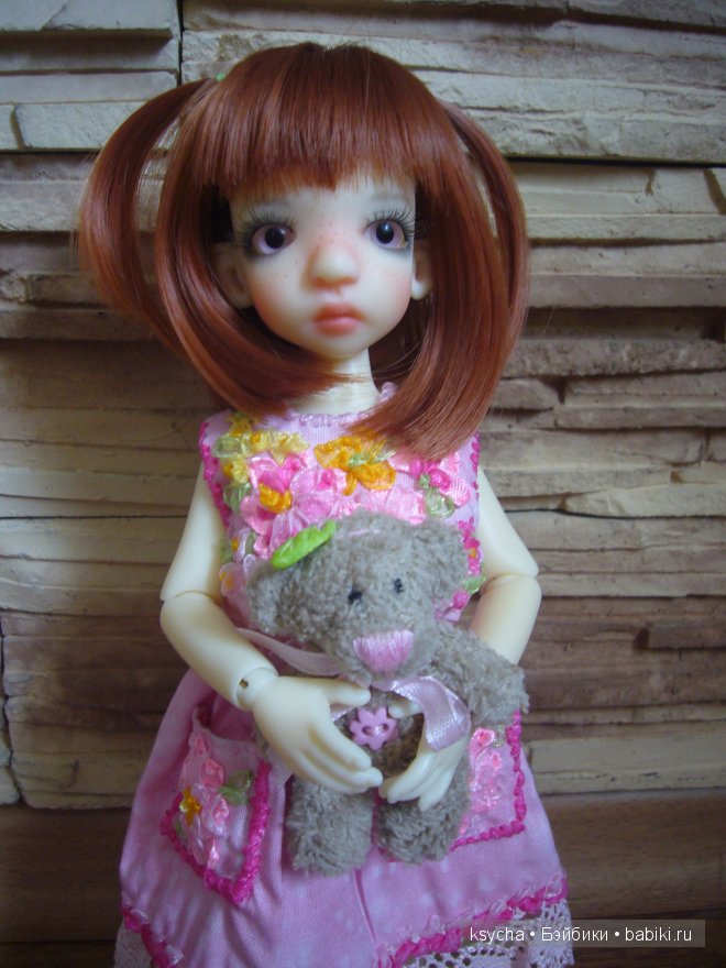 "Цветочные" платьица для Корички. Cinnamon Kaye Wiggs (фото 8)