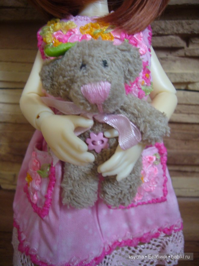 "Цветочные" платьица для Корички. Cinnamon Kaye Wiggs (фото 9)