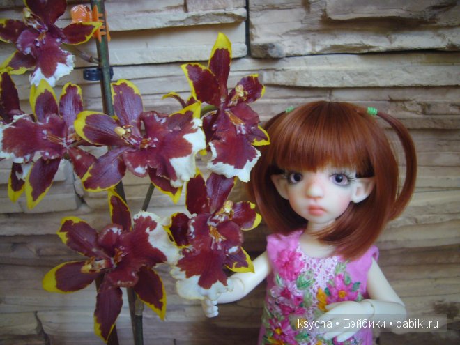 "Цветочные" платьица для Корички. Cinnamon Kaye Wiggs