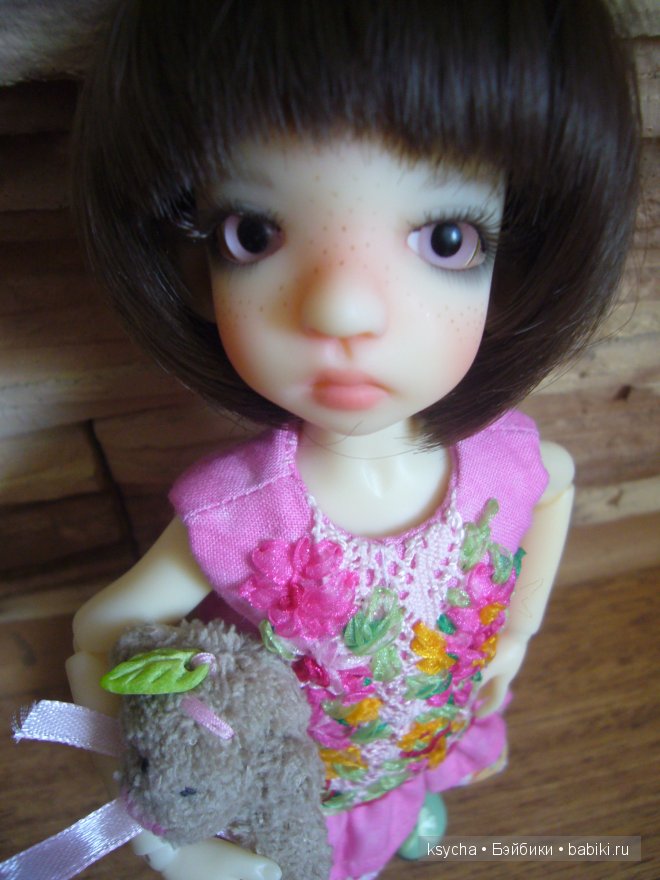 "Цветочные" платьица для Корички. Cinnamon Kaye Wiggs (фото 10)