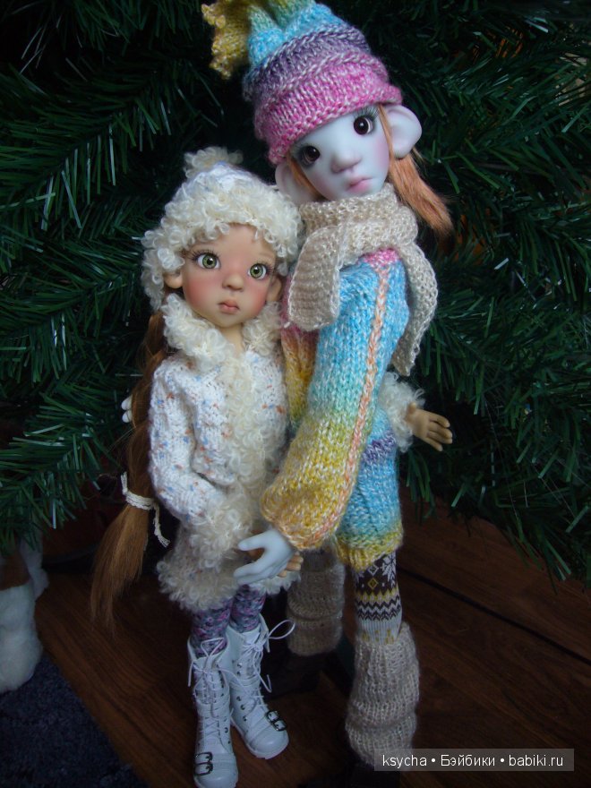 Дед Мороз и... 2 снегурочки. Тоби и Лайла от Кайе Виггс Tobi Layla Kaye Wiggs