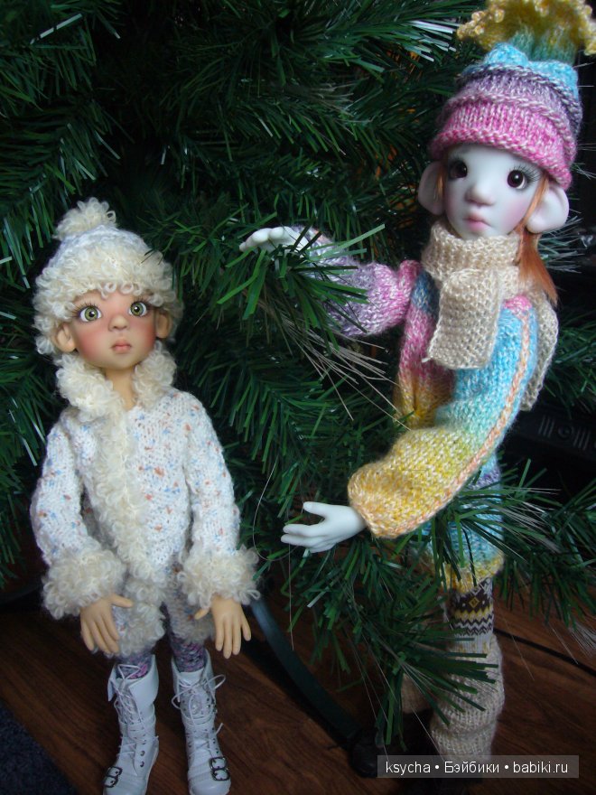 Дед Мороз и... 2 снегурочки. Тоби и Лайла от Кайе Виггс Tobi Layla Kaye Wiggs