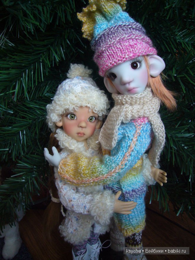 Дед Мороз и... 2 снегурочки. Тоби и Лайла от Кайе Виггс Tobi Layla Kaye Wiggs