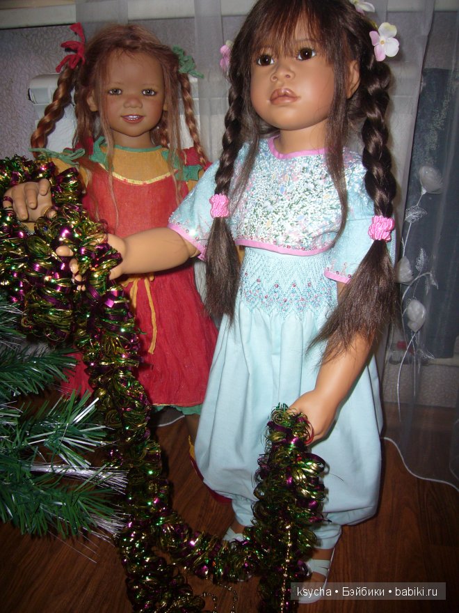 Как мы елочку наряжали... Liska Tetti Hugo Margeli Tivi (Annette Himstedt) Enya (Pluszok)