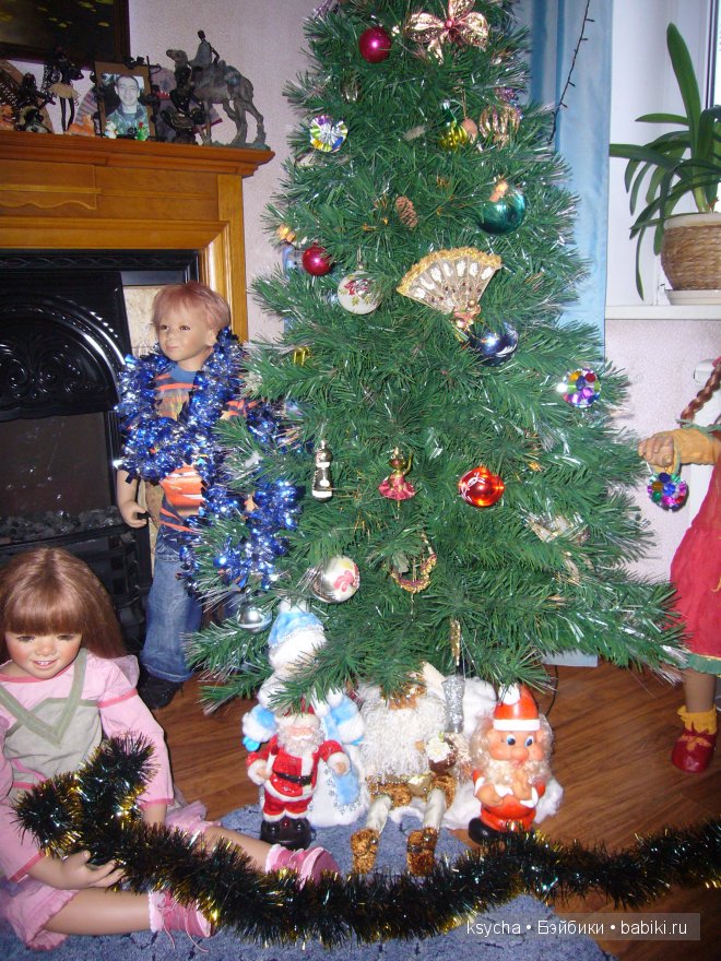 Как мы елочку наряжали... Liska Tetti Hugo Margeli Tivi (Annette Himstedt) Enya (Pluszok)