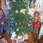 Как мы елочку наряжали... Liska Tetti Hugo Margeli Tivi (Annette Himstedt) Enya (Pluszok)