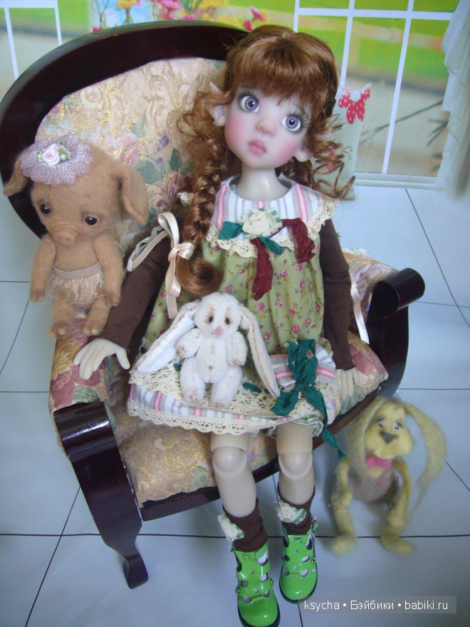 Моя сиреневая эльфочка Лайла Layla lilak Kaye Wiggs