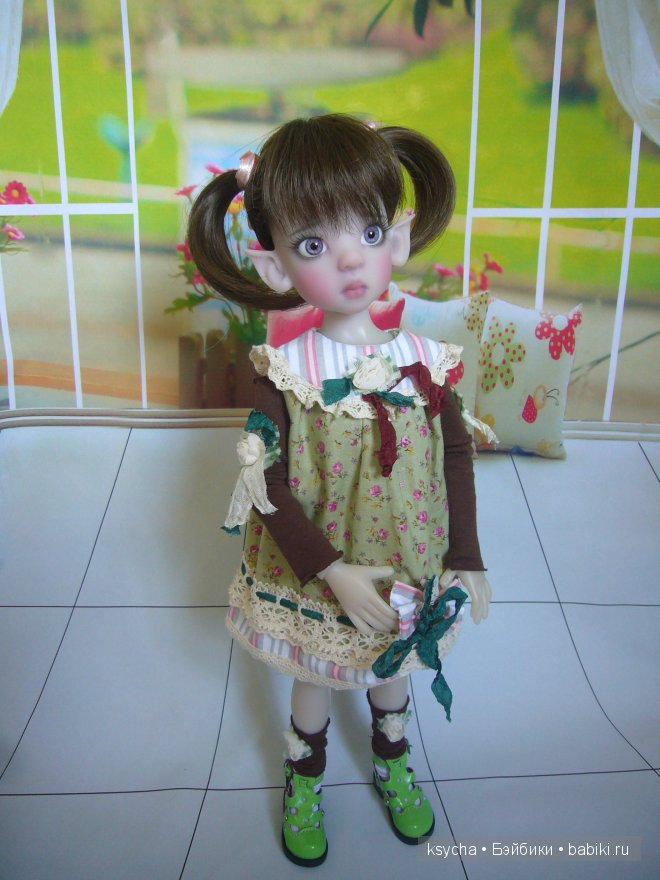 Моя сиреневая эльфочка Лайла Layla lilak Kaye Wiggs