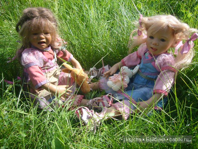 Две сестрички, две близняшки... Tinke Lotta от Annette Himstedt (фото 10)