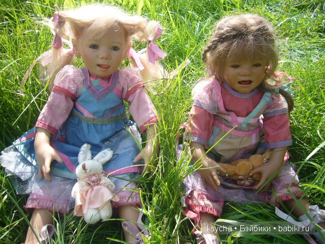 Две сестрички, две близняшки... Tinke Lotta от Annette Himstedt (фото 9)