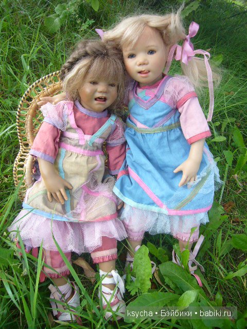 Две сестрички, две близняшки... Tinke Lotta от Annette Himstedt