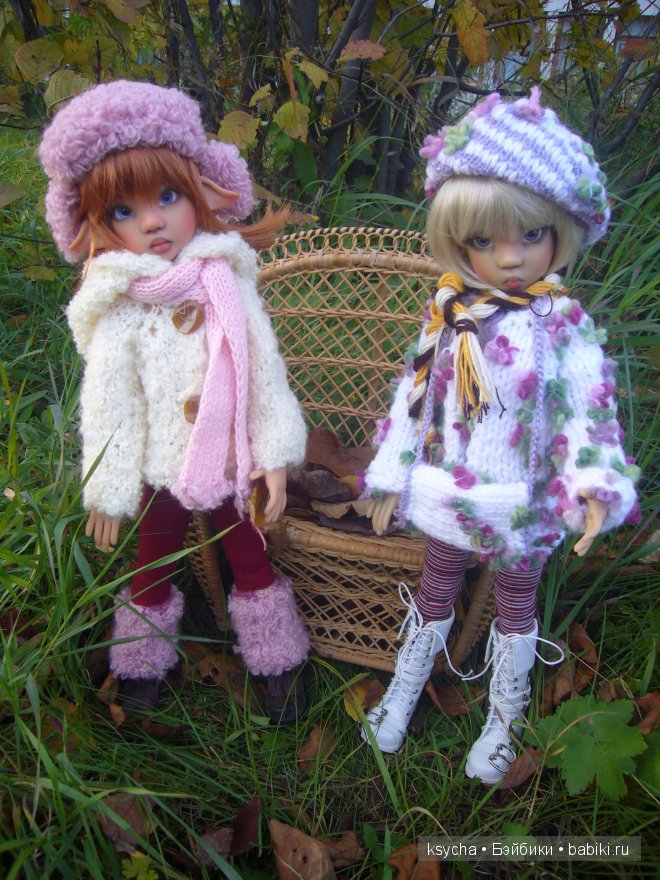 Осенняя прелюдия... Larisa (tan) Miki (ligt tan) bi Kaye Wiggs