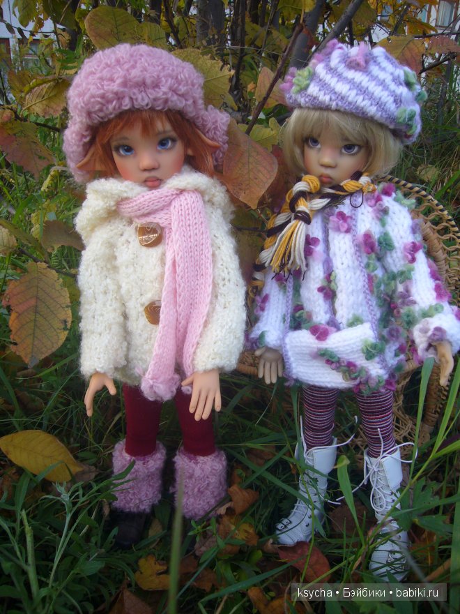 Осенняя прелюдия... Larisa (tan) Miki (ligt tan) bi Kaye Wiggs