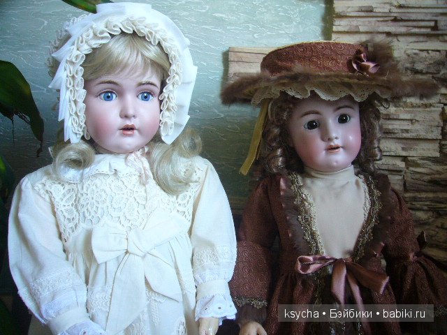 Обмен нарядиками... Антикварные куклы Kestner 171(Катерина) и Handwerck( Таисия)