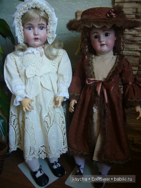 Обмен нарядиками... Антикварные куклы Kestner 171(Катерина) и Handwerck( Таисия)