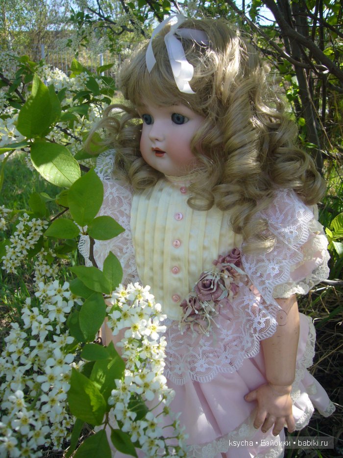 Ах черемуха белая... Антикварная кукла Simon & Halbic, Kemmer Reinhardt (фото 6)