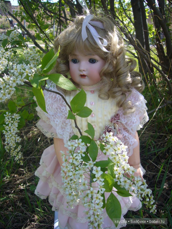 Ах черемуха белая... Антикварная кукла Simon & Halbic, Kemmer Reinhardt (фото 5)