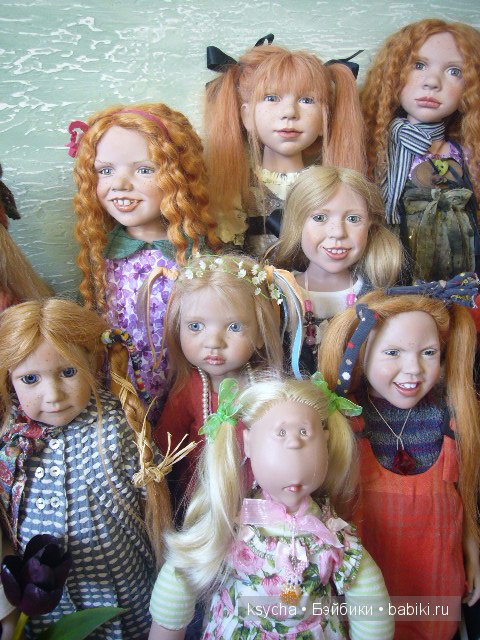 Мои 16 "Цвергодочек"...коллекционные куклы Zwergnase