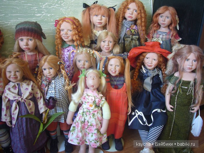 Мои 16 "Цвергодочек"...коллекционные куклы Zwergnase (фото 2)