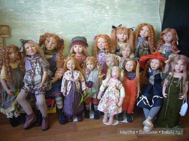 Мои 16 "Цвергодочек"...коллекционные куклы Zwergnase