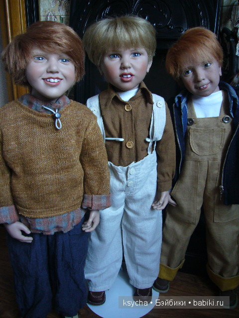 Трое из ларца...не одинаковы с лица. Коллекционные куклы Zwergnase
