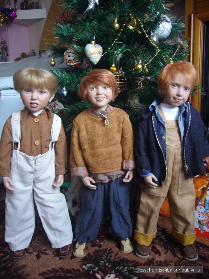 Трое из ларца...не одинаковы с лица. Коллекционные куклы Zwergnase