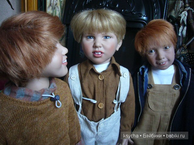 Трое из ларца...не одинаковы с лица. Коллекционные куклы Zwergnase (фото 6)