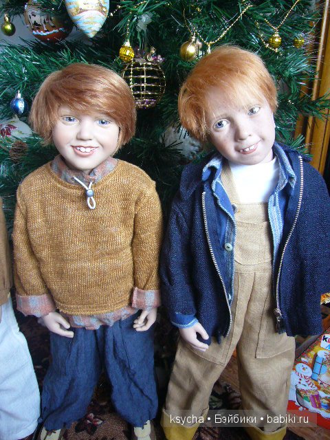 Трое из ларца...не одинаковы с лица. Коллекционные куклы Zwergnase (фото 8)