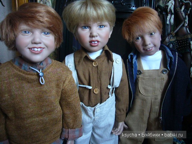 Трое из ларца...не одинаковы с лица. Коллекционные куклы Zwergnase (фото 3)