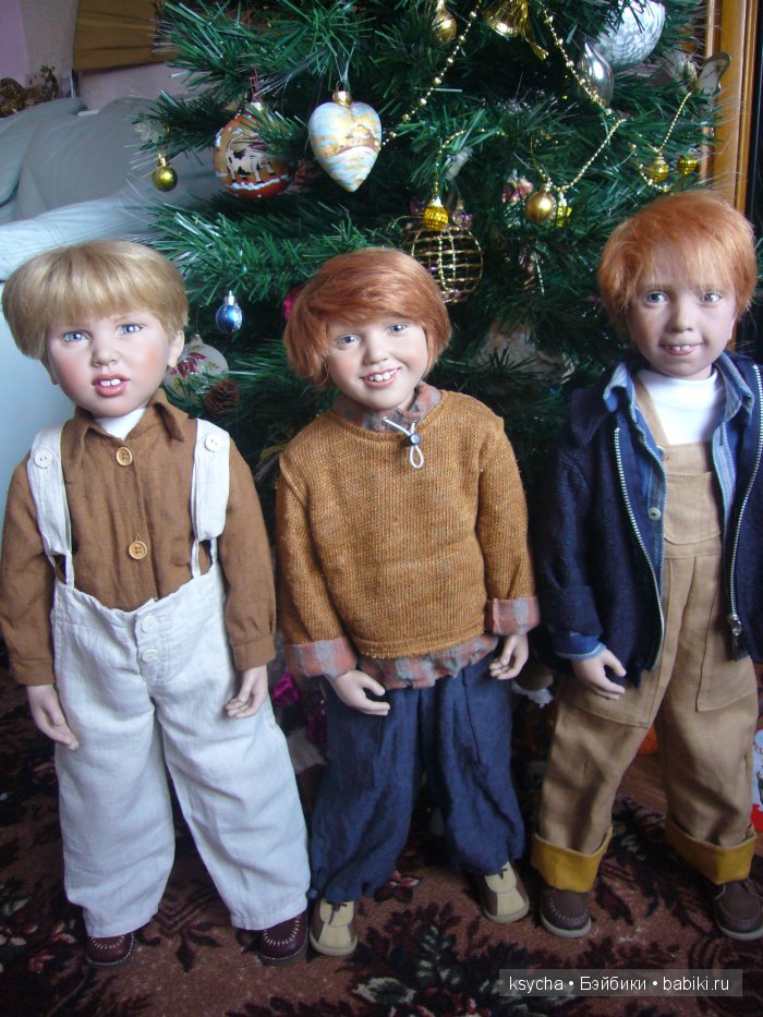 Трое из ларца...не одинаковы с лица. Коллекционные куклы Zwergnase (фото 7)