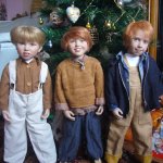 Трое из ларца...не одинаковы с лица. Коллекционные куклы Zwergnase