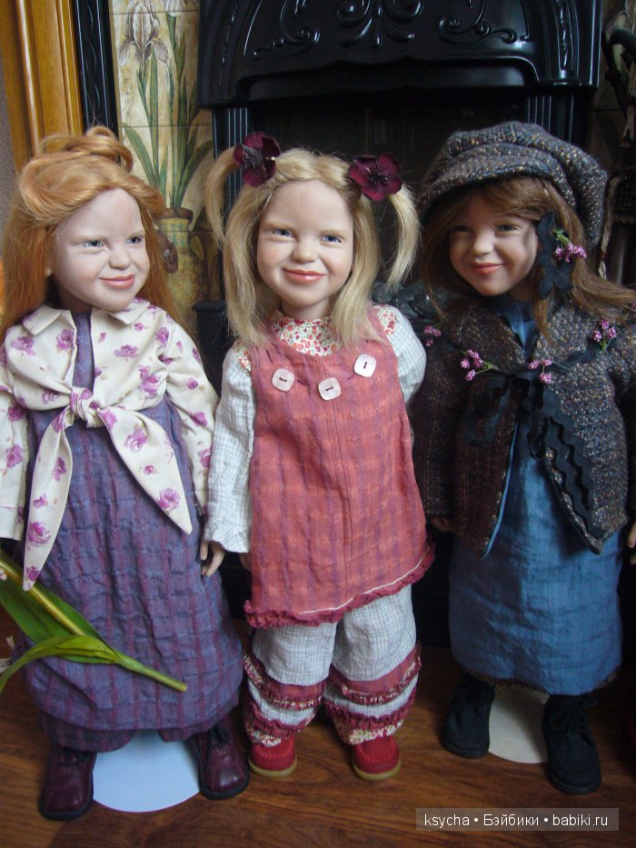 Двойняшки? Нееет, тройняшки! Коллекционные куклы Zwergnase