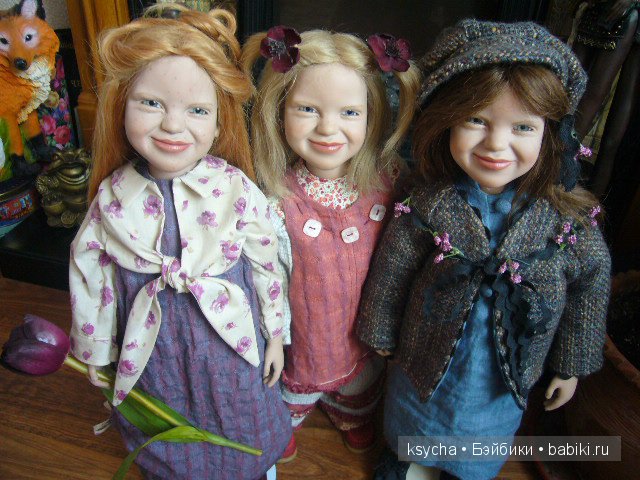 Двойняшки? Нееет, тройняшки! Коллекционные куклы Zwergnase