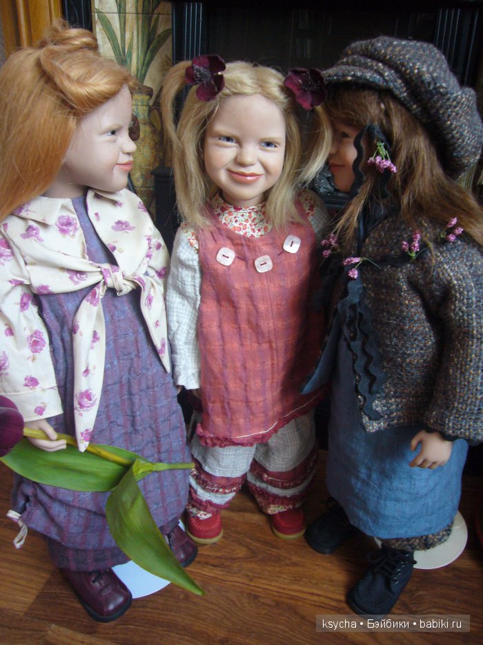 Двойняшки? Нееет, тройняшки! Коллекционные куклы Zwergnase
