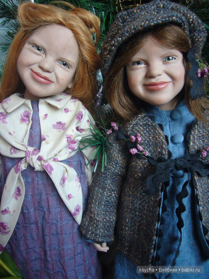 Двойняшки? Нееет, тройняшки! Коллекционные куклы Zwergnase (фото 5)