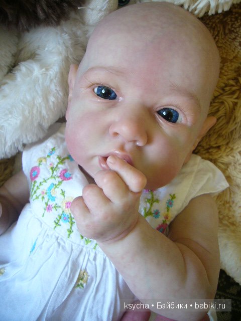 Агата...кукла-реборн из молда Saskia (фото 10)